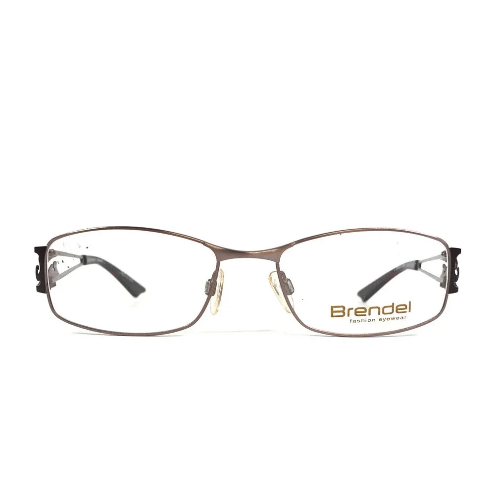 Brendel Eyeglasses Frames 902097 25 Pink Red Rectangle Wire Rim 52-17-135